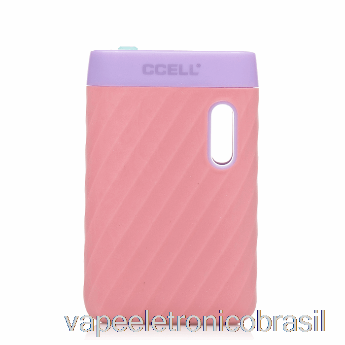 Vape Eletrônico Ccell Sandwave Vv 510 Bateria Coral Rosa